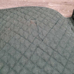 Quilt Jumper Saddle Pad *gc, v. faded, holey edges, mnr rubs, hair, undone stitching