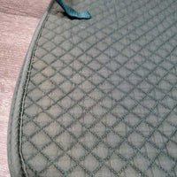 Quilt Jumper Saddle Pad *gc, v. faded, holey edges, mnr rubs, hair, undone stitching
