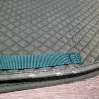 Quilt Jumper Saddle Pad *gc, v. faded, holey edges, mnr rubs, hair, undone stitching
