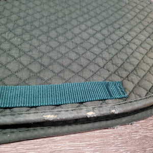 Quilt Jumper Saddle Pad *gc, v. faded, holey edges, mnr rubs, hair, undone stitching