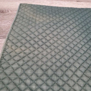 Quilt Jumper Saddle Pad *gc, v. faded, holey edges, mnr rubs, hair, undone stitching