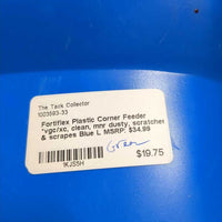 Plastic Corner Feeder *vgc/xc, clean, mnr dusty, scratches & scrapes, older?
