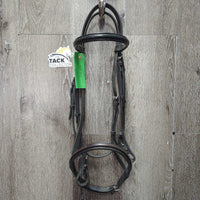 Rsd Bridle *gc. v.stiff, v.dry, tight keepers, rubs, older, edge scrapes

