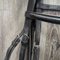 Rsd Bridle *gc. v.stiff, v.dry, tight keepers, rubs, older, edge scrapes
