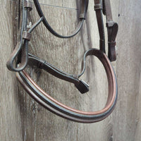 Rsd Padded Bridle, Braided Reins *gc, rubs, clean, scrapes, faded, tight keepers, faded, older?

