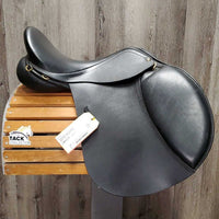 17.5 XW *8" Sankey Black Label All Purpose, 2 Billet Guards, 2 Front Velcro Blocks, Black Sankey Cover