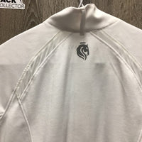 SS Show Shirt, 1/2 Zip Up, Mesh pits *vgc, mnr snags