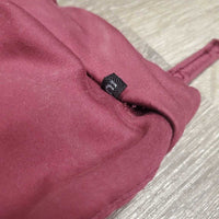 Fleece Lined Winter EuroSeat Breeches *gc, seam puckers, hairy & linty, broken belt loop, undone stitching
