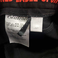 Euroseat Breeches *gc, rubs, pills, faded, undone pocket seams, sm hole, stain
