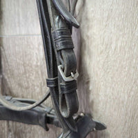 Soft Rsd Padded Bridle, Crank *gc/fair, N0 Flash, dirt, UNSTITCHED
