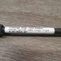 Dressage Whip, Thick Rubber Handle *gc/fair, rubs, snags, frays & dirt
