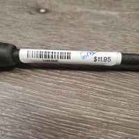 Dressage Whip, Thick Rubber Handle *gc/fair, rubs, snags, frays & dirt
