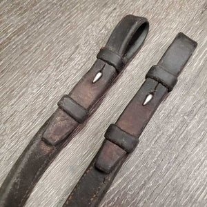 FS Rsd Soft Thick Hunter Braided Reins *vgc, mnr sm slice, dirt, rubs & scrapes