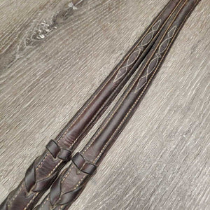 FS Rsd Soft Thick Hunter Braided Reins *vgc, mnr sm slice, dirt, rubs & scrapes