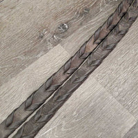 FS Rsd Soft Thick Hunter Braided Reins *vgc, mnr sm slice, dirt, rubs & scrapes
