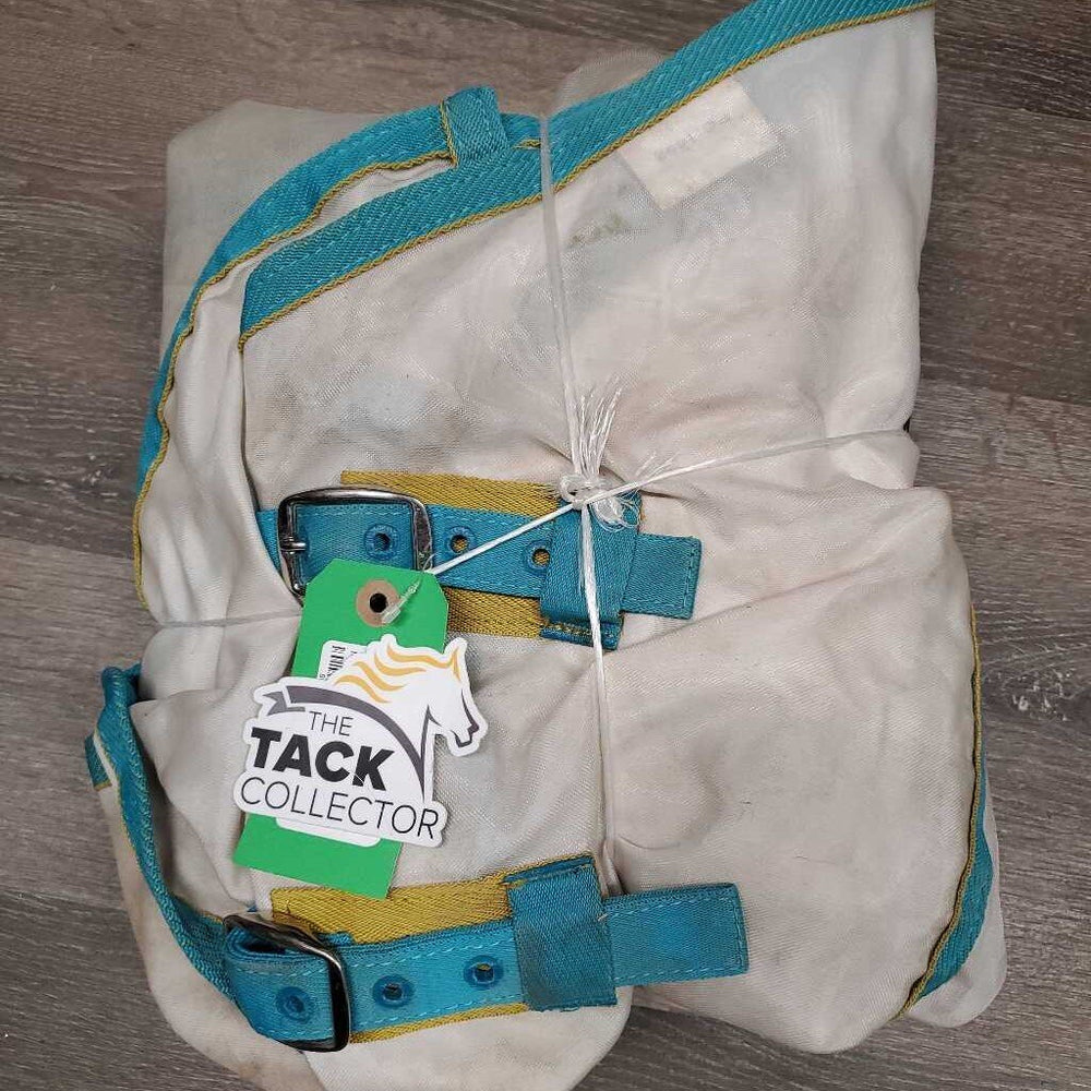 Stiff Mesh Fly Sheet, detach neck, belly, 2 legs *vgc, dirt, stains, threads, rubs, mnr holes, stretch. els, snags