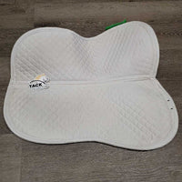 Shimmable Quilt Half Pad, 0 shims *gc, cut tabs, mnr dirt, rubs, pills, stains, threads, holey edge
