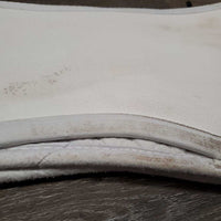 Shimmable Quilt Half Pad, 0 shims *gc, cut tabs, mnr dirt, rubs, pills, stains, threads, holey edge
