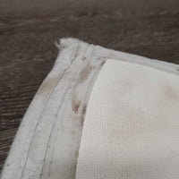 Shimmable Quilt Half Pad, 0 shims *gc, cut tabs, mnr dirt, rubs, pills, stains, threads, holey edge
