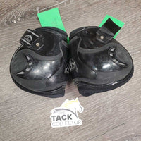 Pr Hind Boots, velcro *gc, clean, rubs, pills, faded, scratches, scuffs, separating velcro
