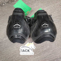 Pr Hind Boots, velcro *gc, clean, rubs, pills, faded, scratches, scuffs, separating velcro
