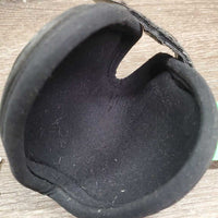 Pr Hind Boots, velcro *gc, clean, rubs, pills, faded, scratches, scuffs, separating velcro

