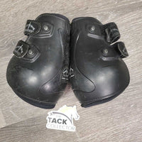 Pr Hind Boots, velcro *gc/fair, clean, faded, scratches, scrapes, torn edge
