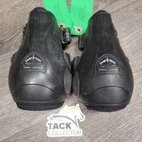 Pr Hind Boots, velcro *gc/fair, clean, faded, scratches, scrapes, torn edge
