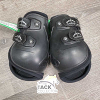 "XPro" Hind Boots, velcro *gc, clean, rubs, thin edges, faded, dirt, velcro: crumpled & curled edges
