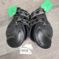 "XPro" Hind Boots, velcro *gc, clean, rubs, thin edges, faded, dirt, velcro: crumpled & curled edges
