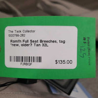 Full Seat Breeches, tag *new, older?
