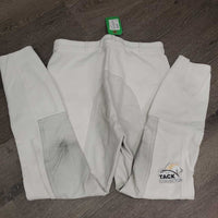 Hvy Ribbed Full Seat Breeches *vgc, mnr hair, stains & rubs, older

