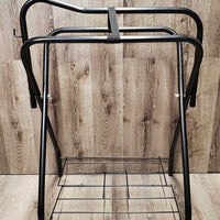 Metal Folding Saddle Stand, Bottom Metal Rack *vgc/xc, v.mnr scuffs & scratches