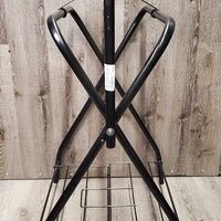 Metal Folding Saddle Stand, Bottom Metal Rack *vgc/xc, v.mnr scuffs & scratches