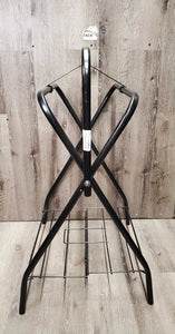 Metal Folding Saddle Stand, Bottom Metal Rack *vgc/xc, v.mnr scuffs & scratches