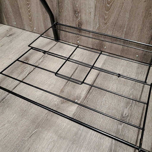 Metal Folding Saddle Stand, Bottom Metal Rack *vgc/xc, v.mnr scuffs & scratches