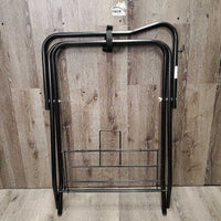 Metal Folding Saddle Stand, Bottom Metal Rack *vgc/xc, v.mnr scuffs & scratches