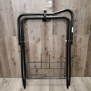Metal Folding Saddle Stand, Bottom Metal Rack *vgc/xc, v.mnr scuffs & scratches