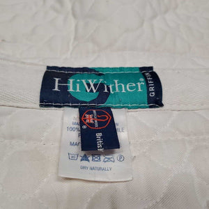 Quilt Sheepskin Half Pad *vgc, clean, clumpy, mnr hair, stains, dingy