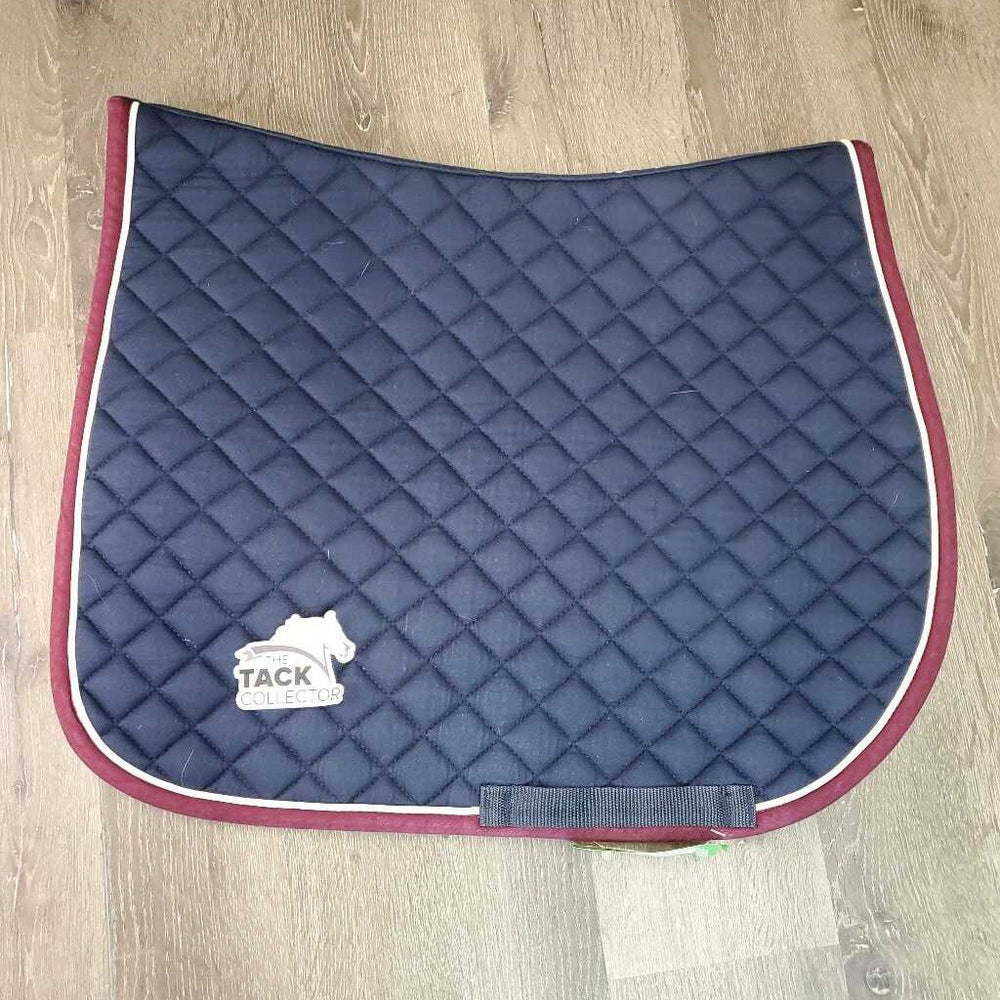 Quilt Jumper Saddle Pad, 1x piping *vgc, clean, mnr hair, pills, faded, puckers