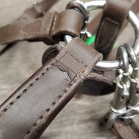 FS Rsd Breastplate, 2x Running Martingale Attachments *gc, mnr cracked & peels, rubs, loose threads & frays, missing keeper
