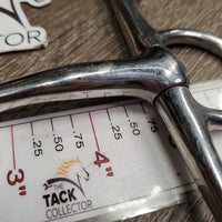 PONY Thin Full Cheek Snaffle Bit *xc, clean, mnr scuffs & stains
