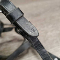 POW Spurs, Narrow Leather Spur Straps *gc, v.rubbed, peeled, scratches, widened, clean
