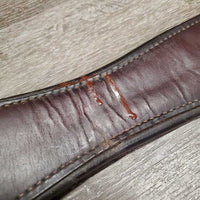 Leather Girth, 2x els *vgc, clean, mnr hair, dirt, scuffs, residue & paint?
