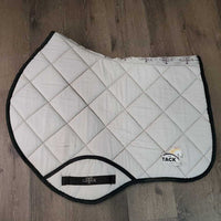 Thick Quilt Jumper Saddle Pad *gc, clean, dingy, puckers, stains, rubs, faded, threads, snags