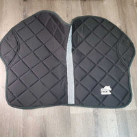 Thick Quilt Jumper Saddle Pad *gc, clean, dingy, puckers, stains, rubs, faded, threads, snags
