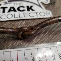 v.Thin Sweet Iron Curved Western Loose Ring *gc, clean, v.rusty, scratches, chipped
