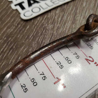 v.Thin Sweet Iron Curved Western Loose Ring *gc, clean, v.rusty, scratches, chipped
