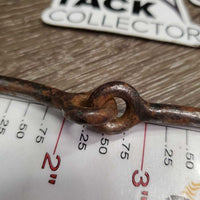 v.Thin Sweet Iron Curved Western Loose Ring *gc, clean, v.rusty, scratches, chipped
