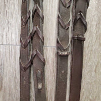 Rsd Bridle, Clinker Browband, Braided Reins *gc/fair, dirty, stiff, xholes, creases, rubs

